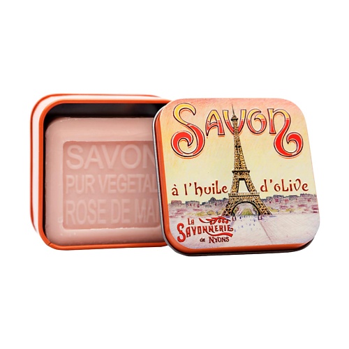 

LA SAVONNERIE DE NYONS Мыло с майской розой Эйфелева башня 100, Мыло с майской розой Эйфелева башня