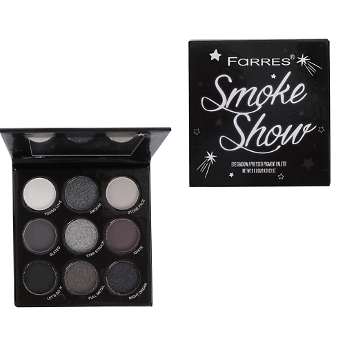 

FARRES Тени для век 9 цветов TASTY, Тени для век 9 цветов TASTY