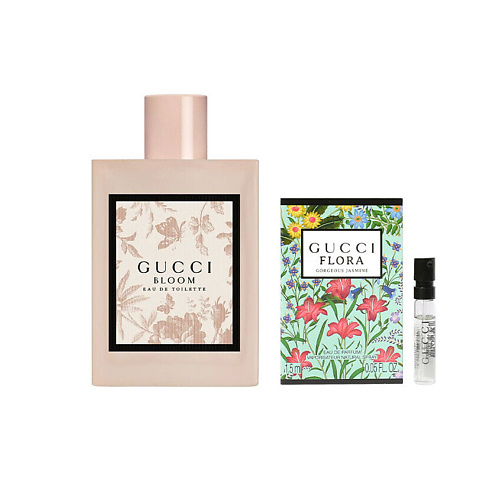

GUCCI Набор: Bloom Eau de Toilette + Пробник Flora Gorgeous Jasmine, Набор: Bloom Eau de Toilette + Пробник Flora Gorgeous Jasmine
