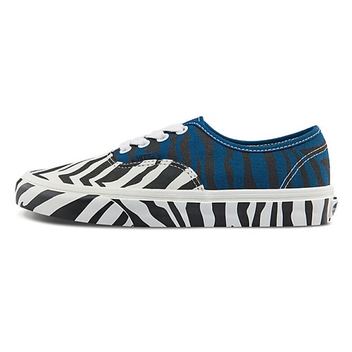 

VANS Кроссовки Authentic Animal Low Top Sneakers White/Black/Blue, Кроссовки Authentic Animal Low Top Sneakers White/Black/Blue
