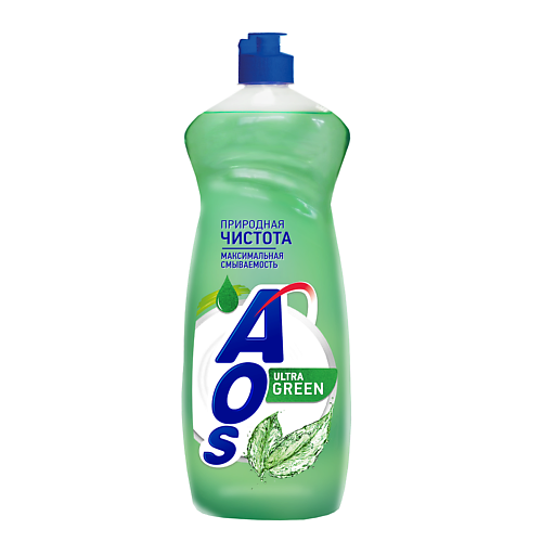

AOS Гель средство для мытья посуды Ultra Green Antiseptic 900, Гель средство для мытья посуды Ultra Green Antiseptic