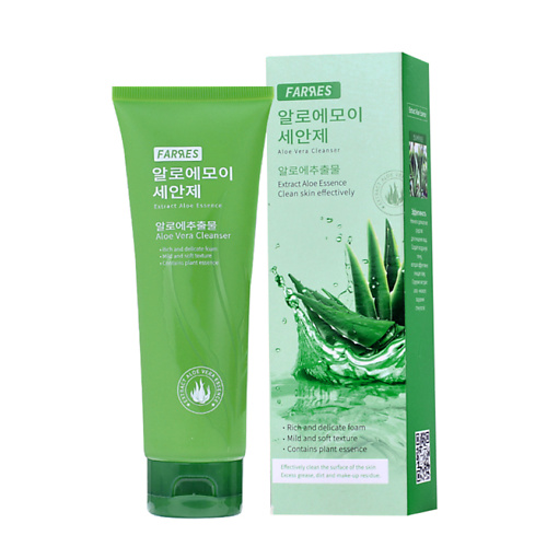 

FARRES Молочко для очищения "Essence Clean" с экстрактом алоэ 120, Молочко для очищения "Essence Clean" с экстрактом алоэ