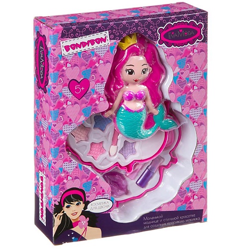 

BONDIBON Набор декоративной косметики Eva Moda "Русалочка" 2 уровня, Набор декоративной косметики Eva Moda "Русалочка" 2 уровня