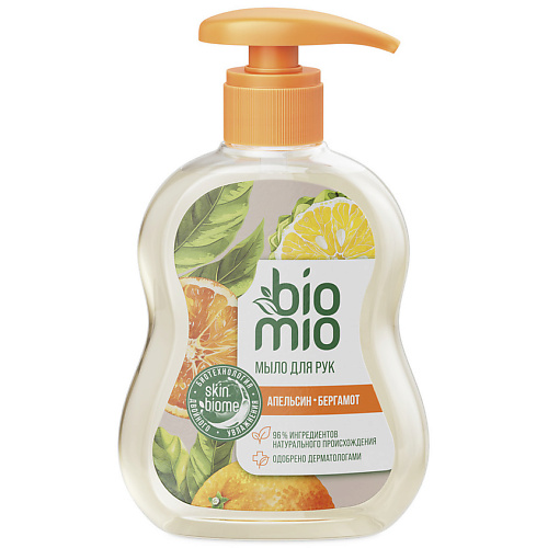 

BIO MIO Натуральное жидкое мыло с эфирными маслами апельсина и бергамота Superfood Aromatherapy 300, Натуральное жидкое мыло с эфирными маслами апельсина и бергамота Superfood Aromatherapy