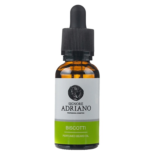 

SIGNORE ADRIANO Парфюмированное масло для бороды "BISCOTTI" 30, Парфюмированное масло для бороды "BISCOTTI"