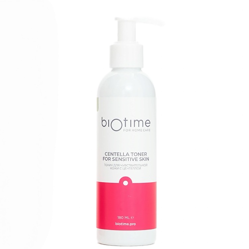 

BIOTIME FOR HOME CARE Тоник для лица успокаивающий с центеллой и пантенолом 180, Тоник для лица успокаивающий с центеллой и пантенолом