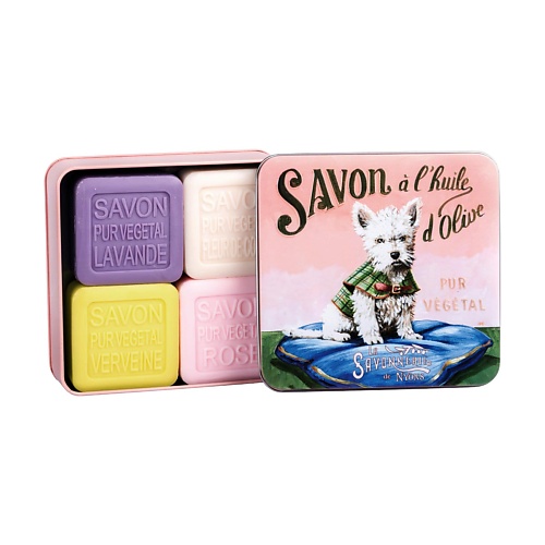 

LA SAVONNERIE DE NYONS Набор мыла Вест терьер 1, Набор мыла Вест терьер