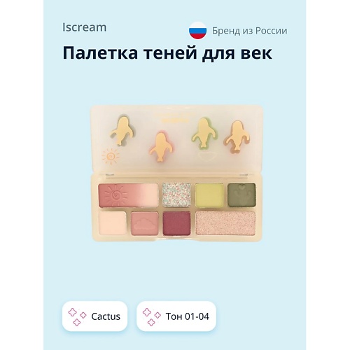 

ISCREAM Палетка теней, румян и хайлайтера FUNSY, Палетка теней, румян и хайлайтера FUNSY