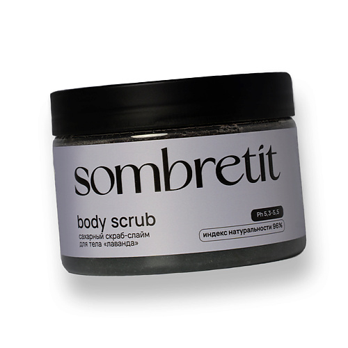 

SOMBRETIT Скраб для тела сахарный слайм Лаванда 300, Скраб для тела сахарный слайм Лаванда