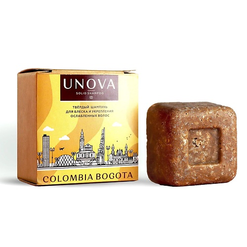 

UNOVA Твердый шампунь для волос Colombia Bogota 50, Твердый шампунь для волос Colombia Bogota