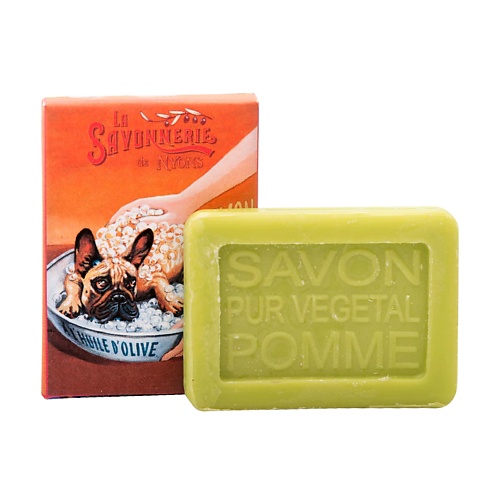 

LA SAVONNERIE DE NYONS Гостевое мыло с яблоком Бульдог 25, Гостевое мыло с яблоком Бульдог