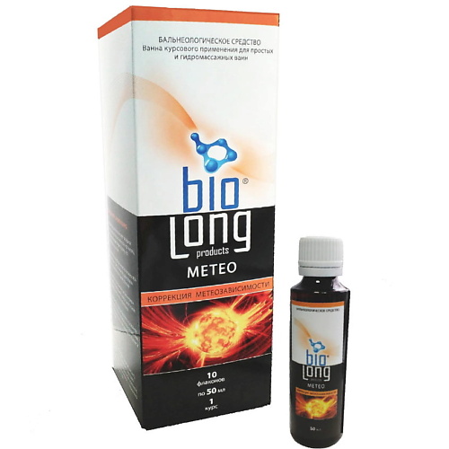 

БИОЛОНГ "Meteo" средство для принятия стандартных и гидромассажных ванн, "Meteo" средство для принятия стандартных и гидромассажных ванн