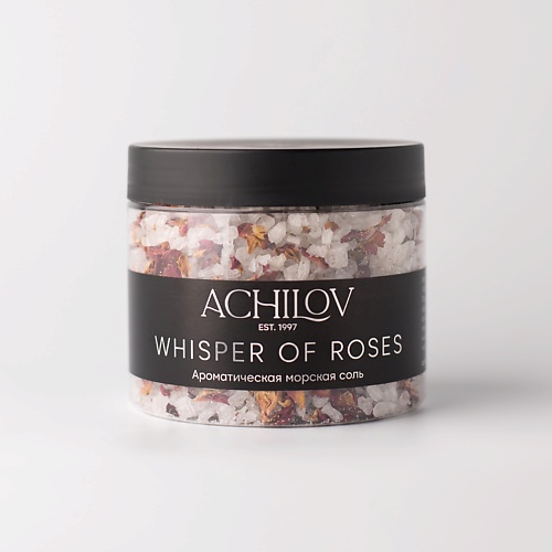 

ACHILOV Ароматическая морская соль для ванн "Шёпот Роз" 400, Ароматическая морская соль для ванн "Шёпот Роз"