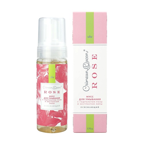 

ДОМ ПРИРОДЫ КРЫМСКАЯ МАНУФАКТУРА Мусс для умывания Освежающий с гидролатом розы CRIMEAN QUEEN 170, Мусс для умывания Освежающий с гидролатом розы CRIMEAN QUEEN