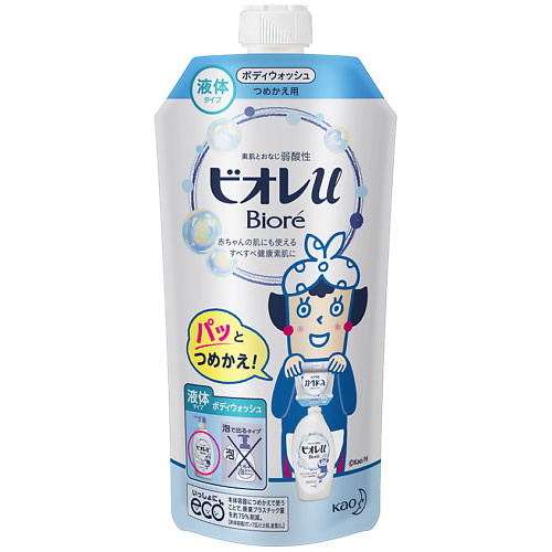 

BIORE Гель для душа Мягкая свежесть 380, Гель для душа Мягкая свежесть