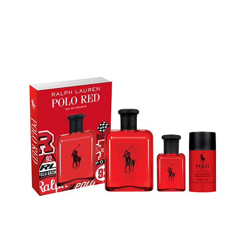 

RALPH LAUREN Набор Polo Red: Туалетная вода + Дезодорант, Набор Polo Red: Туалетная вода + Дезодорант