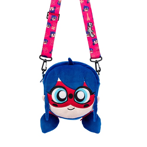 

MIRACULOUS Сумка через плечо для девочки плюшевая Леди Баг, Сумка через плечо для девочки плюшевая Леди Баг