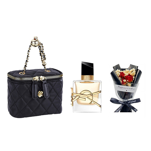 

YVES SAINT LAURENT Парфюмерный набор Libre +Букет+Сумка, Парфюмерный набор Libre +Букет+Сумка