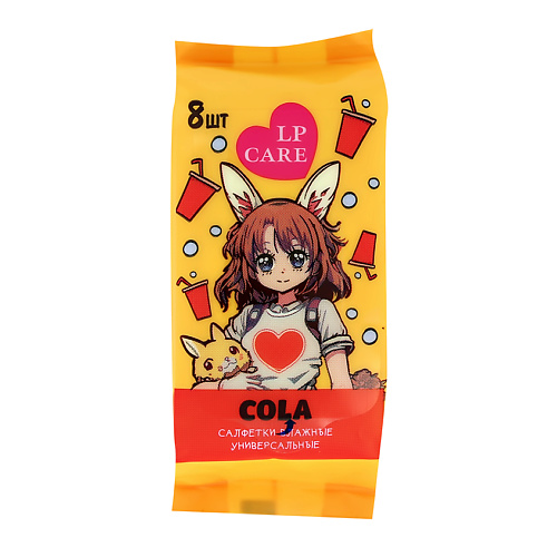 

LP CARE Салфетки влажные ANIME универсальные кола, Салфетки влажные ANIME универсальные кола