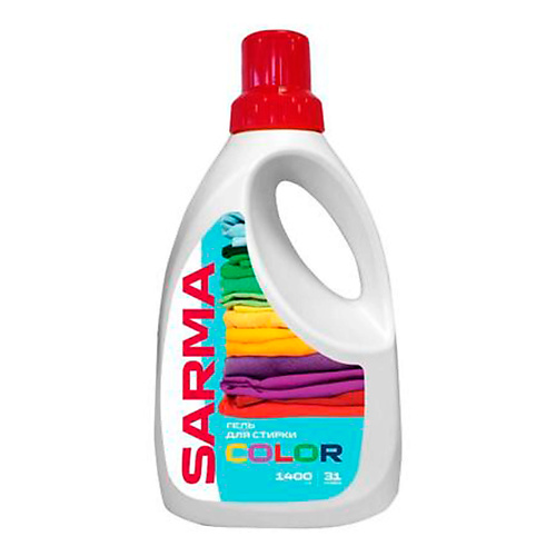 

SARMA Жидкое средство для стирки Колор 1400, Жидкое средство для стирки Колор