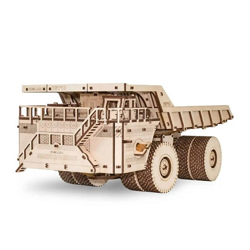 

EWA ECO-WOOD-ART Деревянный конструктор 3D BELAZ 75710, Деревянный конструктор 3D BELAZ 75710