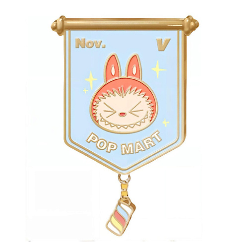 

POP MART Игрушка LABUBU Limited Badge, 10см, Игрушка LABUBU Limited Badge, 10см