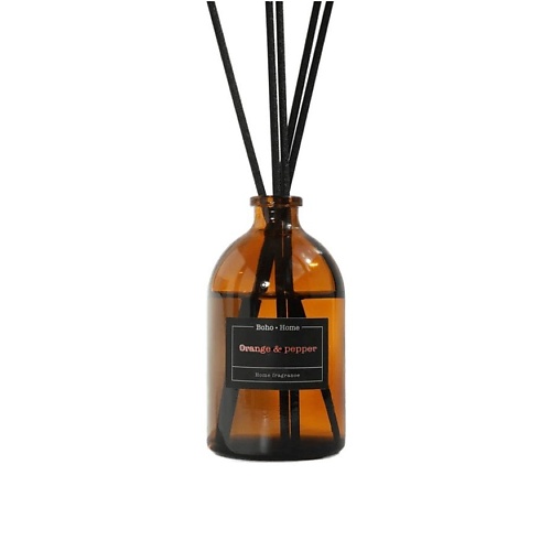 

BOHO HOME Ароматический диффузор с палочками для дома Черный перец и апельсин 50, Ароматический диффузор с палочками для дома Черный перец и апельсин