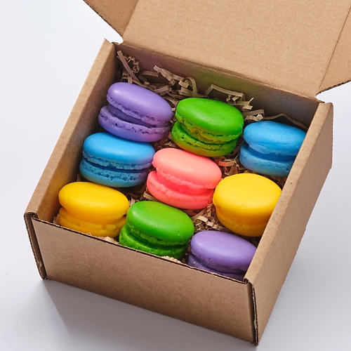 

SKUINA Мыло ручной работы Макаруны 210, Мыло ручной работы Макаруны