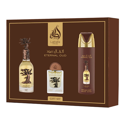 

LATTAFA Набор Eternal Oud: Парфюмерная вода + Дезодорант, Набор Eternal Oud: Парфюмерная вода + Дезодорант