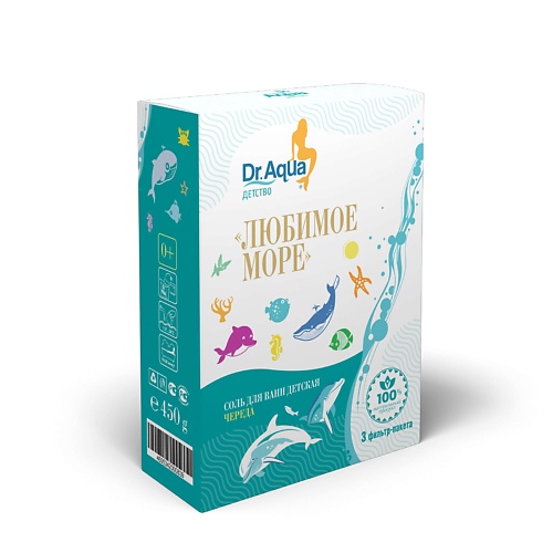 

DR.AQUA Соль для ванны с экстрактом череды Любимое море 450, Соль для ванны с экстрактом череды Любимое море