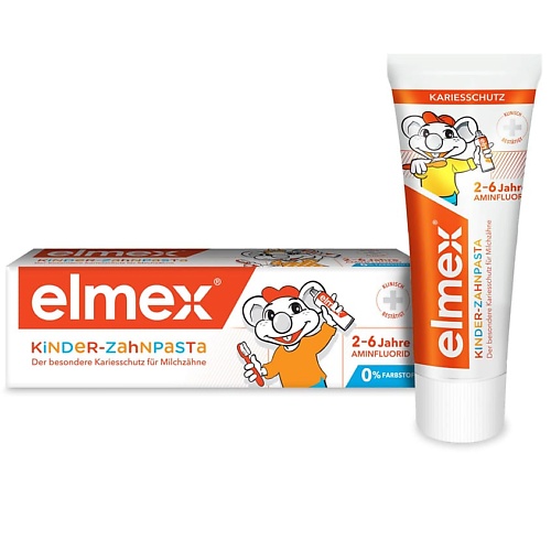 

COLGATE Детская зубная паста для детей от 2 до 6 лет Elmex 50, Детская зубная паста для детей от 2 до 6 лет Elmex