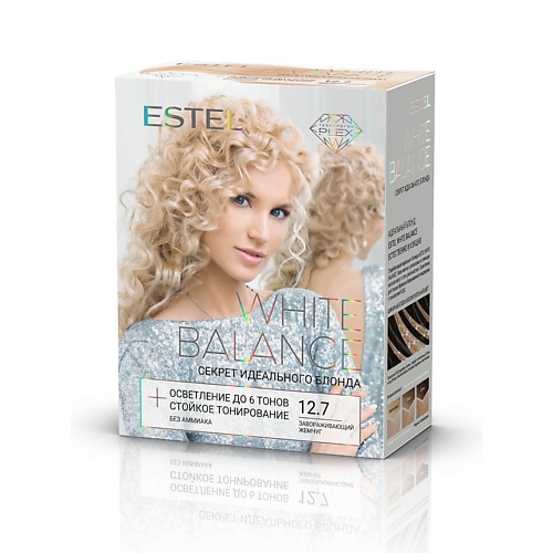 

ESTEL PROFESSIONAL Набор Секрет идеального блонда WHITE BALANCE тон 12.7 Завораживающий Жемчуг 350, Набор Секрет идеального блонда WHITE BALANCE тон 12.7 Завораживающий Жемчуг
