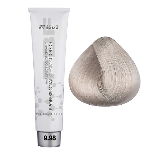 

PROFESSIONAL BY FAMA Ухаживающая краска для волос без оксида Molecolar 9.98 180, Ухаживающая краска для волос без оксида Molecolar 9.98