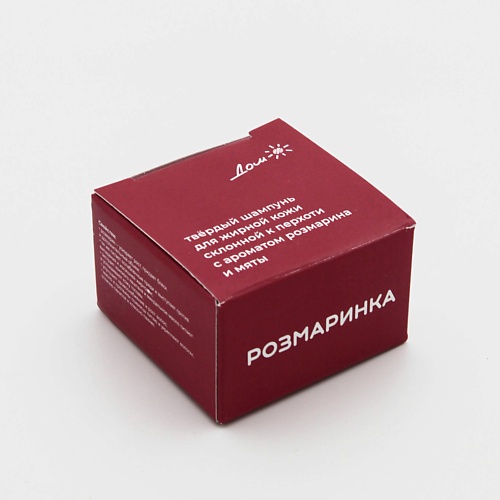 

ДОМ СОЛНЦЕ Твёрдый шампунь для жирных волос "Розмаринка" 40, Твёрдый шампунь для жирных волос "Розмаринка"