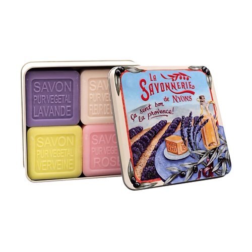

LA SAVONNERIE DE NYONS Набор мыла Лавандовые поля 1, Набор мыла Лавандовые поля