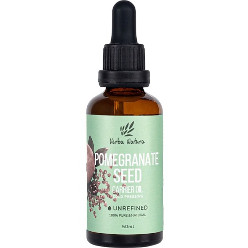 

VERBA NATURA 100% Натуральное масло косточки граната нерафинированное 50, 100% Натуральное масло косточки граната нерафинированное