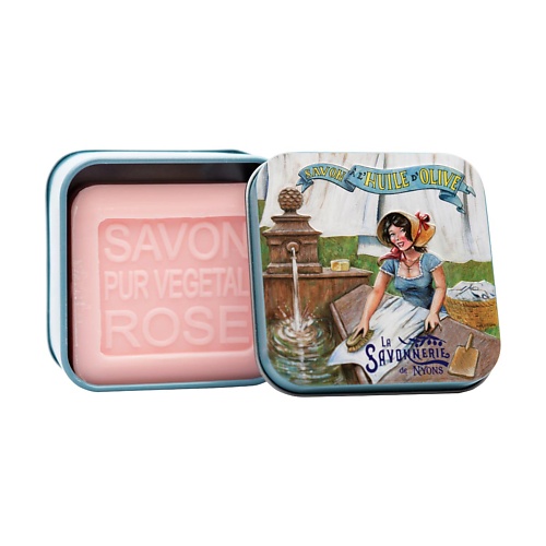 

LA SAVONNERIE DE NYONS Мыло с розой Прачка 100, Мыло с розой Прачка