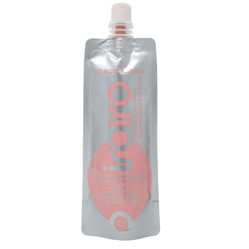 

IROIRO Семи-перманентный краситель для волос 240 ROSE GOLD Розово-золотой 118, Семи-перманентный краситель для волос 240 ROSE GOLD Розово-золотой