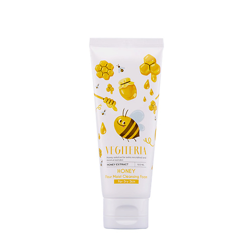 

VEGITERIA Пенка для умывания для сухой кожи HONEY 100, Пенка для умывания для сухой кожи HONEY