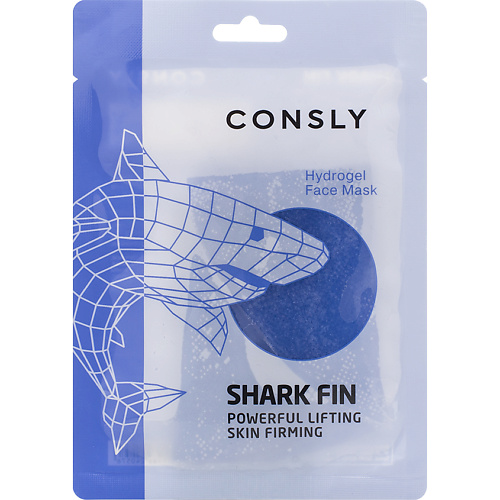 

CONSLY Гидрогелевая маска с экстрактом акульего плавника Hydrogel Face Mask Shark Fin Powerful Lifting Skin Firming 20, Гидрогелевая маска с экстрактом акульего плавника Hydrogel Face Mask Shark Fin Powerful Lifting Skin Firming