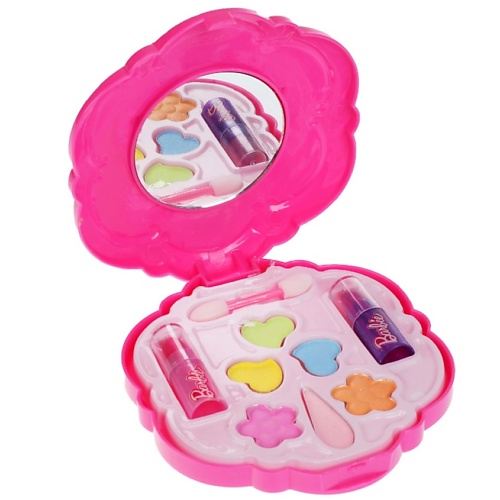 

МИЛАЯ ЛЕДИ Набор косметики для девочек Барби: Тени для век, Помада, Набор косметики для девочек Барби: Тени для век, Помада