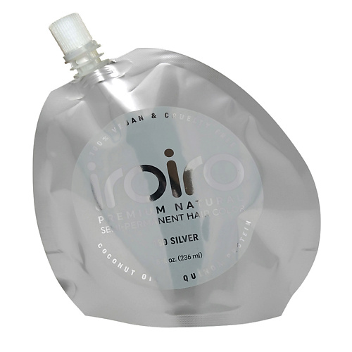 

IROIRO Семи-перманентный краситель для волос 130 SILVER Серебряный 236, Семи-перманентный краситель для волос 130 SILVER Серебряный