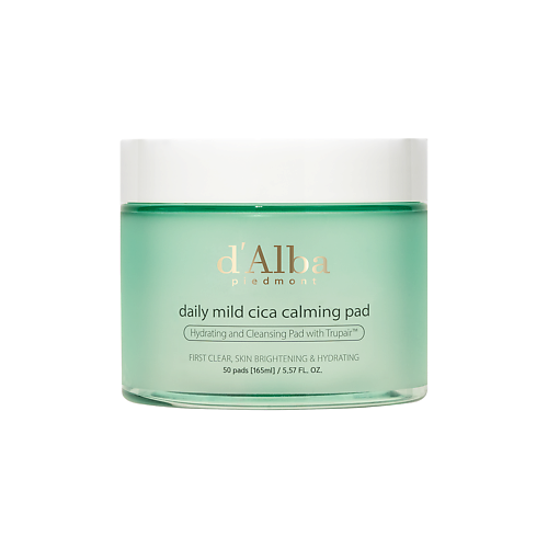 

D`ALBA Пэды для лица Daily Mild Cica Calming Pad, Пэды для лица Daily Mild Cica Calming Pad