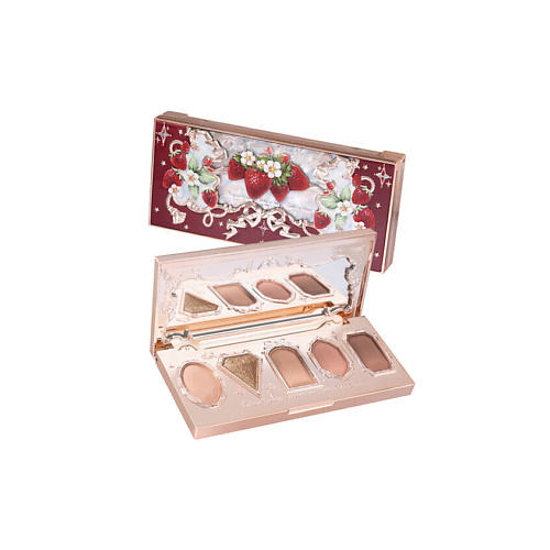 

FLOWER KNOWS Палетка теней Strawberry Rococo Eyeshadow Palette, Палетка теней Strawberry Rococo Eyeshadow Palette