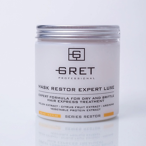 

GRET Professional Маска для восстановления волос MASK RESTOR EXPERT LUXE 500, Professional Маска для восстановления волос MASK RESTOR EXPERT LUXE