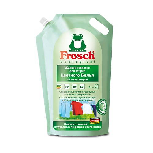 

FROSCH Универсальное жидкое средство для стирки белья 1800, Универсальное жидкое средство для стирки белья