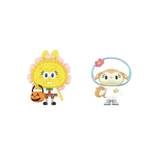 

POP MART Игрушка-сюрприз The Monsters Spongebob Series jack-o'-lantern + Sandy x PATO, 9 см, Игрушка-сюрприз The Monsters Spongebob Series jack-o'-lantern + Sandy x PATO, 9 см
