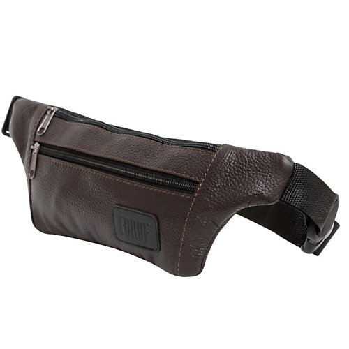 

FORTE Сумка поясная Forof кожаная барсетка, Сумка поясная Forof кожаная барсетка