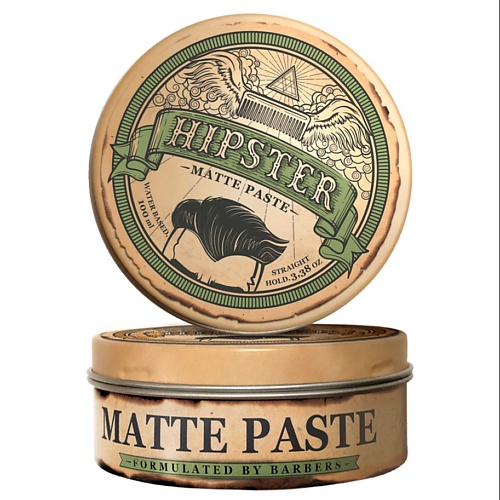 

HIPSTER Matte Paste Паста для укладки волос со средней фиксацией и матовым эффектом 100, Matte Paste Паста для укладки волос со средней фиксацией и матовым эффектом