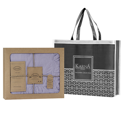 

KARNA Постельное белье STONEWASH евро с оборкой, Постельное белье STONEWASH евро с оборкой